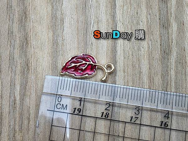 [飾件]飾品DIY材料 E0008合金滴油單葉片 飾件 吊墜