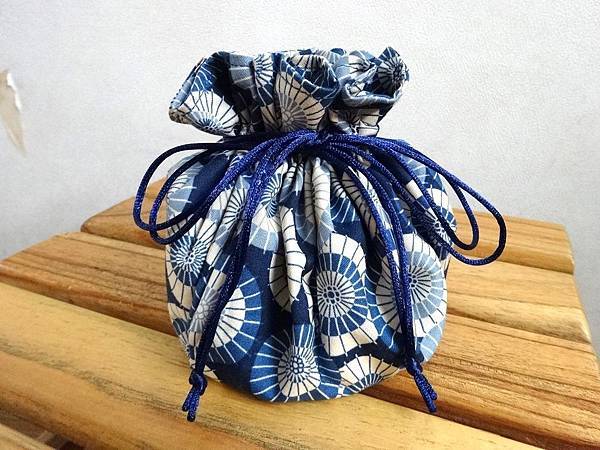 日式風情之六口袋 隨身飾品收納包 束口袋