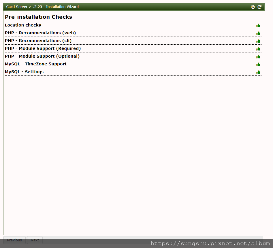 [Centos]Install Cacti 1.2.23 o