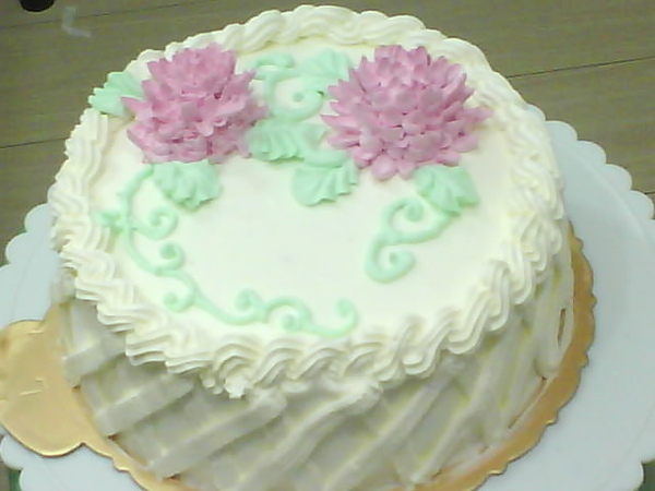 8吋牡丹花蛋糕