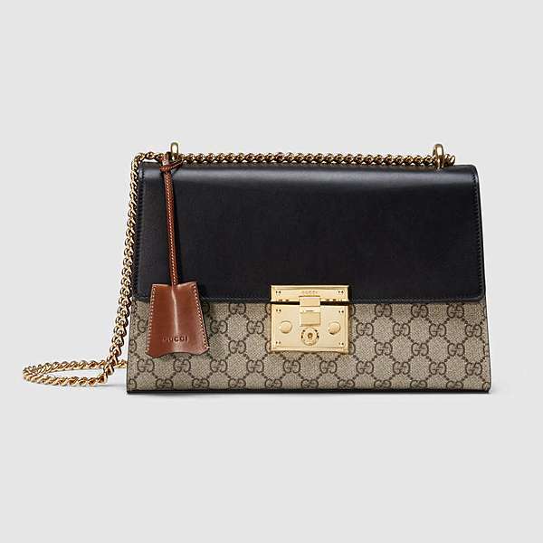 padlock gucci signature medium shoulder bag