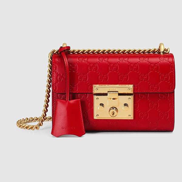 padlock gucci signature top handle bag