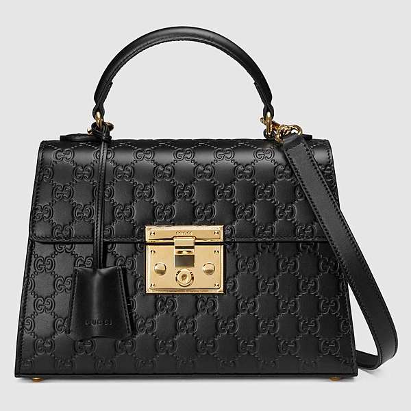 gucci padlock top handle
