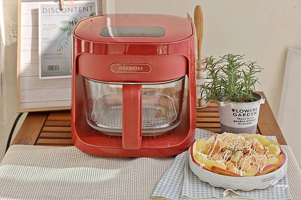 廚房家電氣炸鍋推薦one-meter 玻霸鍋 肉桂紅 (35).JPG