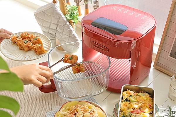 廚房家電氣炸鍋推薦one-meter 玻霸鍋 肉桂紅 (53).JPG