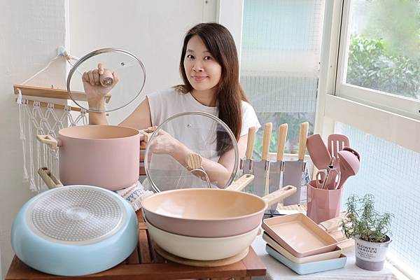 不沾鍋推薦  CUOCO 北歐系列陶瓷不沾鍋具組 (56).JPG