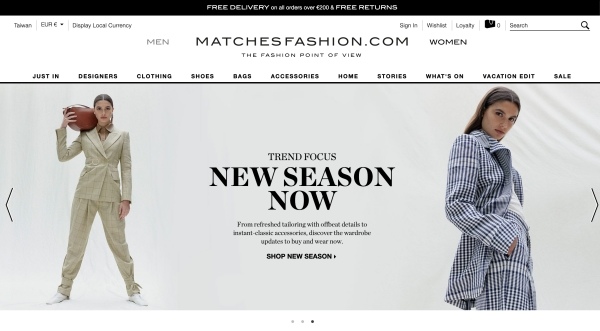 MATCHESFASHION 英國時尚奢侈精品電商