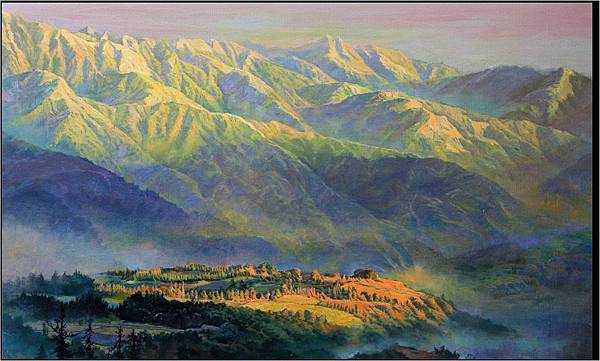 05梨山春曉暖陽醒 94x 156cm 05梨山春曉暖陽醒 94x 156cm