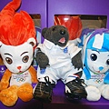 2010新加坡青年奧運吉祥物，小雄獅Lyo和小雌魚尾獅Merly