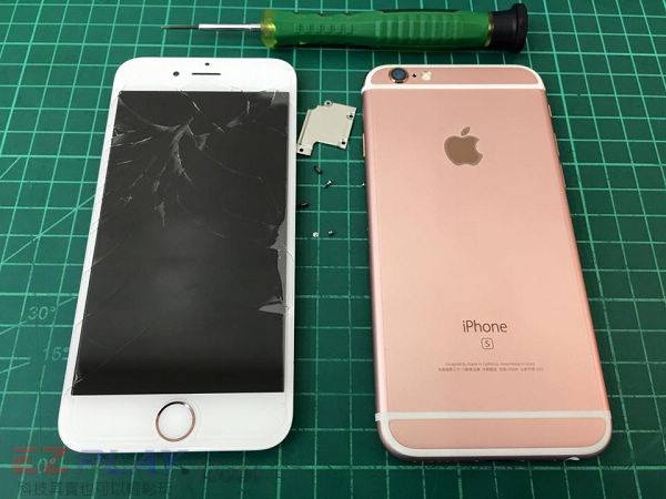 Apple iphone 6s面板摔破哪裡修照過來！