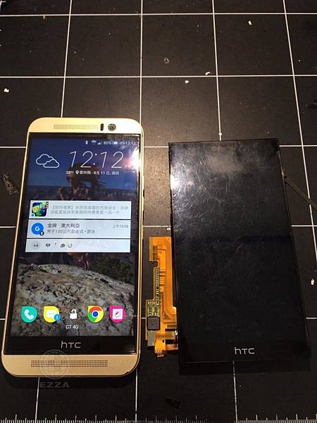 HTC M9 液晶顯示異常