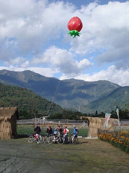 草莓大氣球