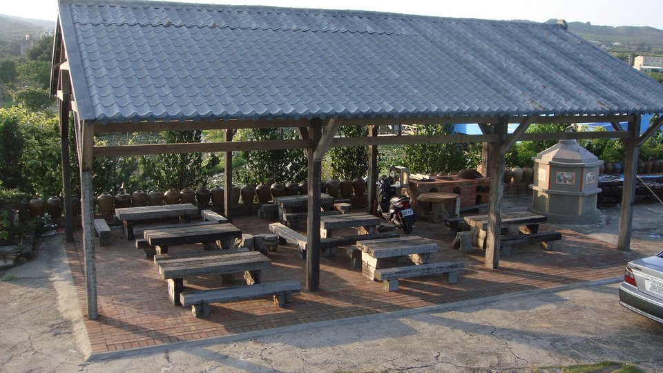 石蓮園枕木桌凳