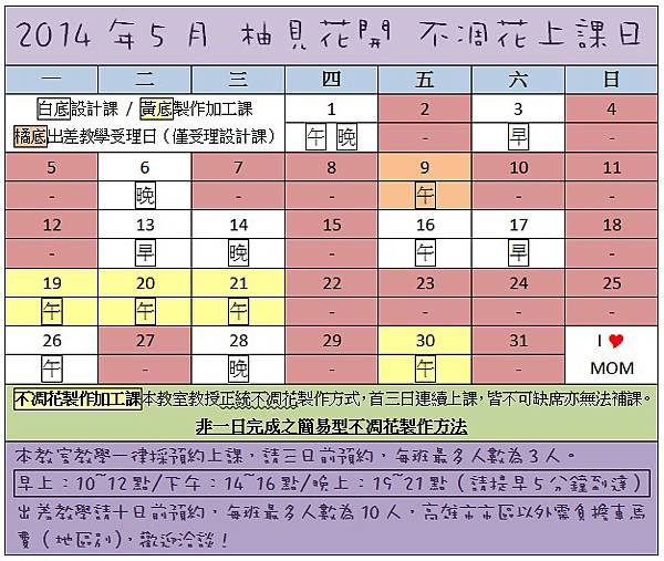 2014年度5月份