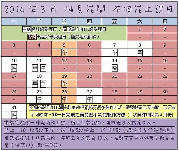 2014年度3月份