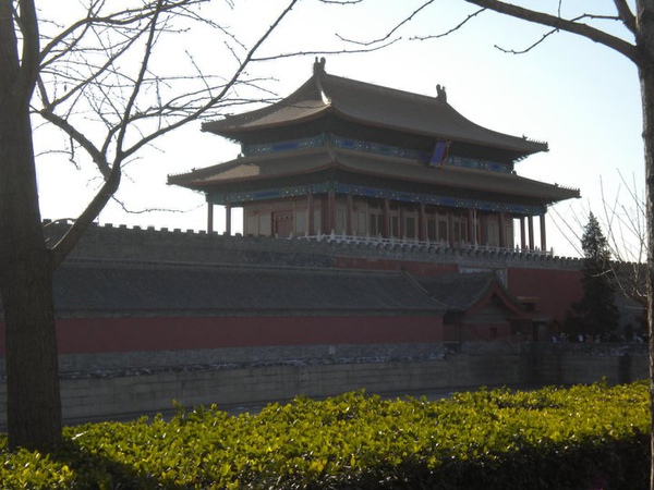 The moat of the Forbidden City.