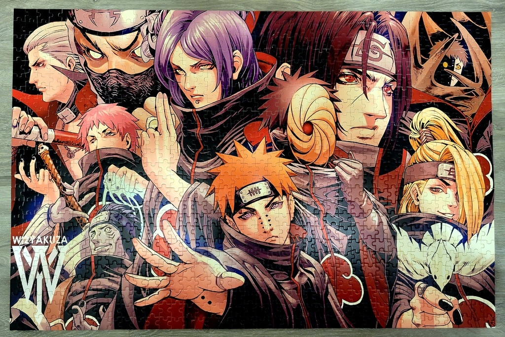 【拼圖日記】《火影忍者》「曉組織」1000片！