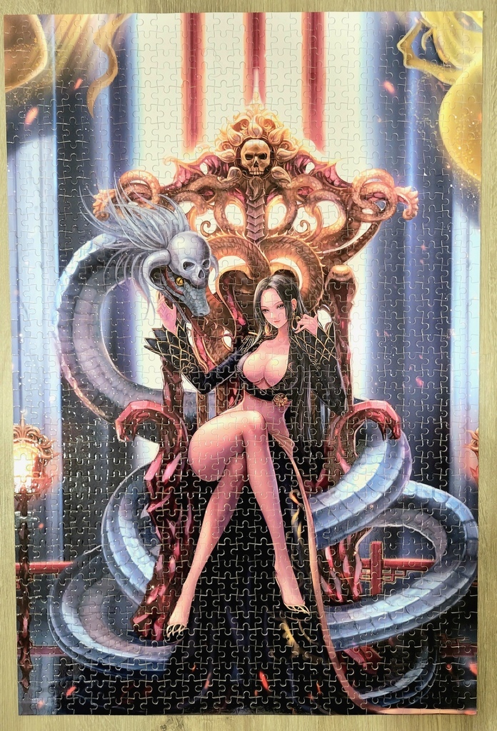 【拼圖日記】《海賊王》「蛇姬」1000片！