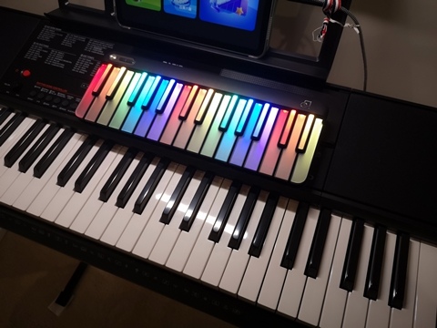 PopuPiano-七彩智慧鋼琴-音樂密碼智能音樂學習MID