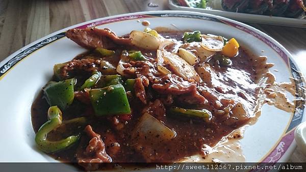 黑胡椒鴕鳥肉( 超級下飯的