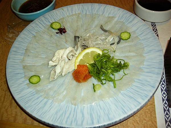 河豚生魚片