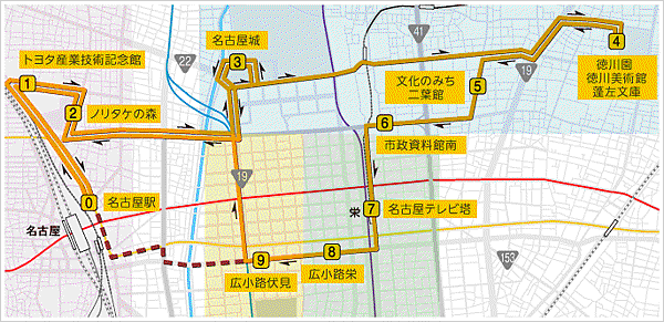 名古屋觀光巴士メーグル