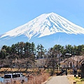 河口湖近距離欣賞富士山