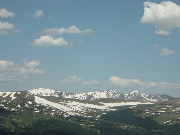 夏季雪景