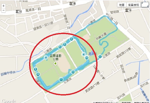 宜蘭運動公園路線1