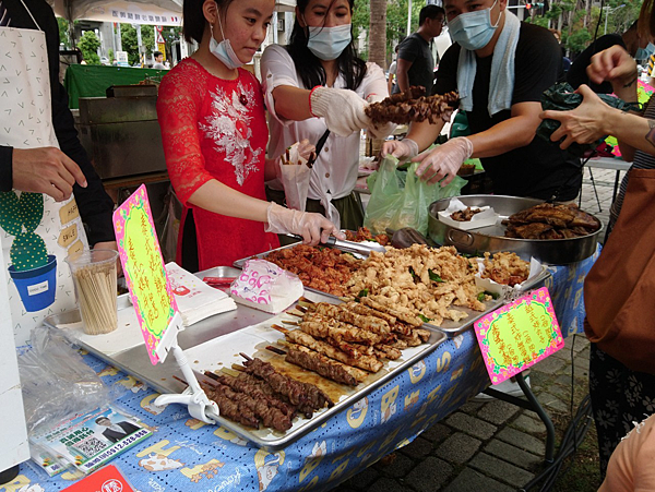 2020年關新公園新竹生活節國際日-泰國烤肉串