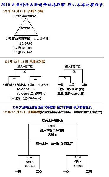 週六木棒賽程表.jpg 週六木棒賽程表.jpg