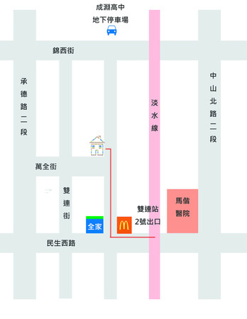 台北市大同區位置圖