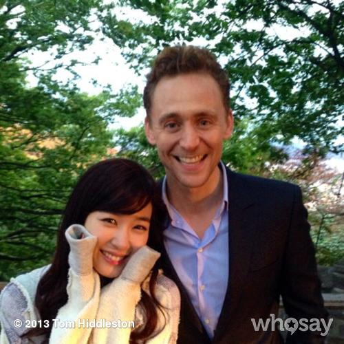 131016 Tom Hiddleston - Twitter更新留言與Tiffany合照