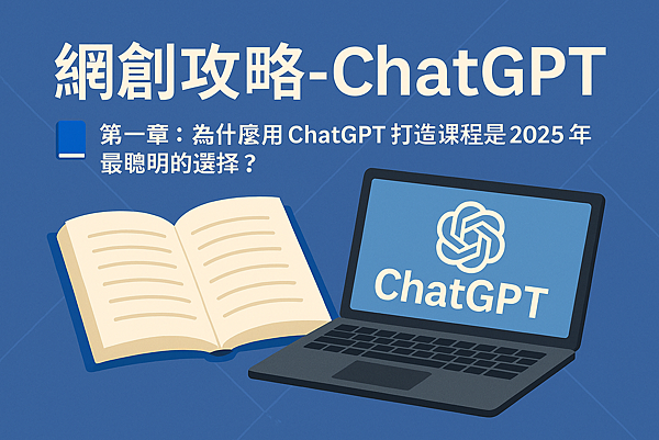 P01-1《網創》網創攻略-ChatGPT 📘第一章：為什麼用ChatGPT打造課程是2025年最聰明的選擇？.png