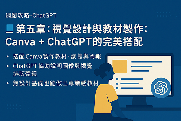 P05-1《網創》 網創攻略-ChatGPT 📘第五章：視覺設計與教材製作：Canva + ChatGPT的完美搭配.png