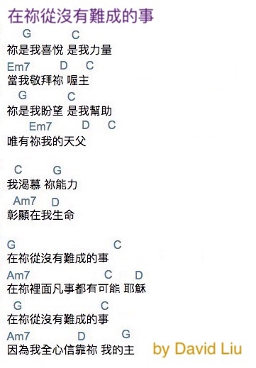 Gmi 在祢沒有難成的事吉他譜和弦譜chord 只是一個紀錄而已 痞客邦