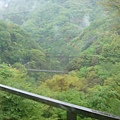 搭乘箱根登山電車時所攝之山景