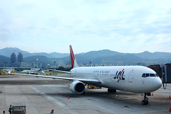 停機坪的日本航空