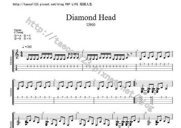 U900-Diamond Head Ukulele譜(GP).jpg U900-Diamond Head Ukulele譜(GP).jpg
