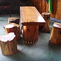 木-原木桌椅