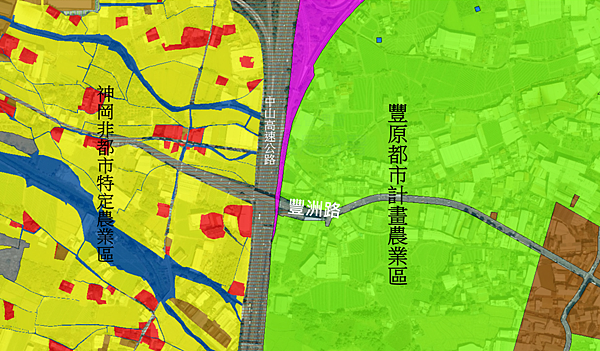 記錄一條孤獨的農業區道路: 豐洲路