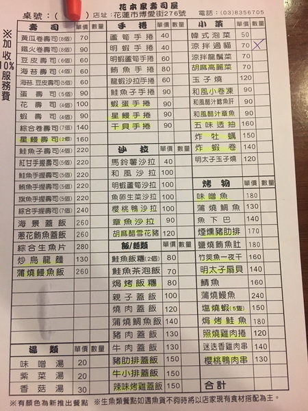 19美食花蓮市區 花本家壽司 博愛街 日式料理餐廳 台灣情報站 痞客邦