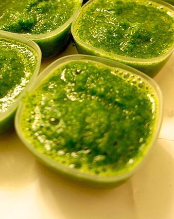 菠菜小魚粥 1 菠菜小魚粥 1