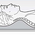 舒樂健康健康枕-仰睡示意