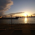 大阪港的夕陽2