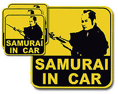 SAMURAI IN CAR