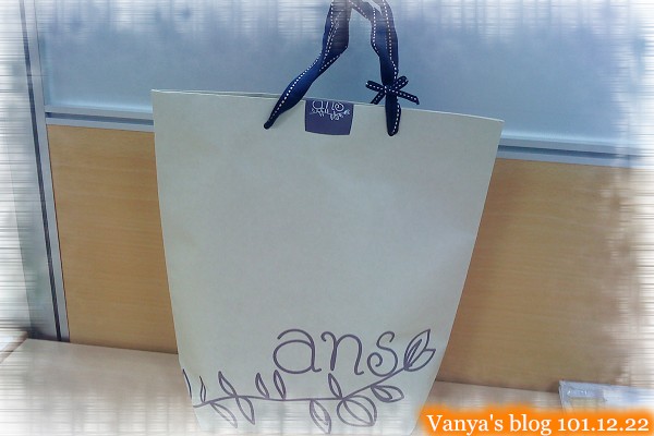 漢神百貨BF2之ans專櫃-購物包裝紙袋