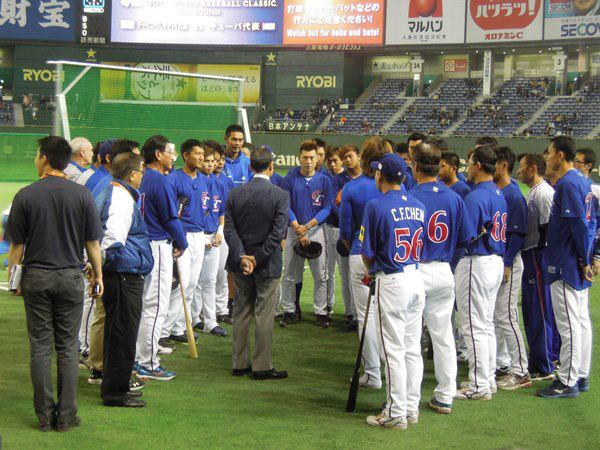 第三屆WBC-日本東京巨蛋,王貞治對中華球員