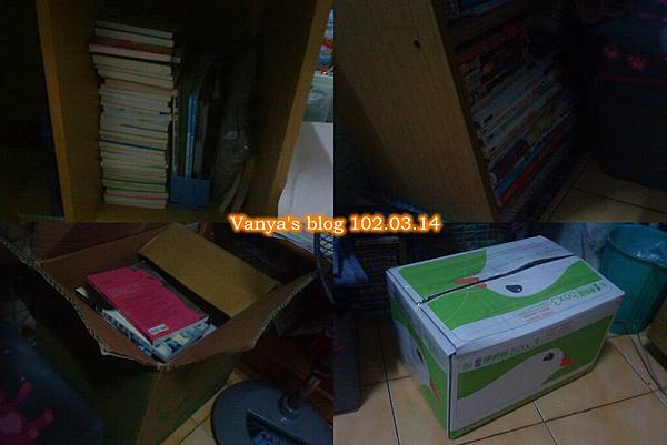 三月底前,又捐出兩箱書刊~~