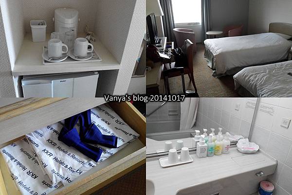 機加酒-KKR hotel osaka 雙人房兩張單人床